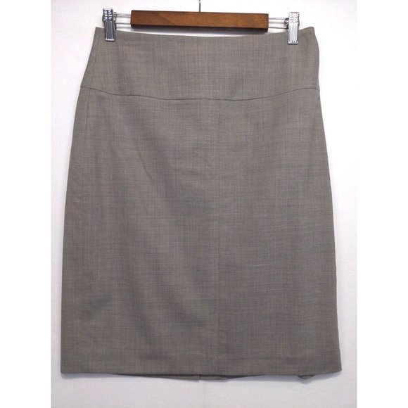 Banana Republic Dresses & Skirts - Banana Republic Women's Midi Straight Skirt Italian Fabric Business Casual Tan 8